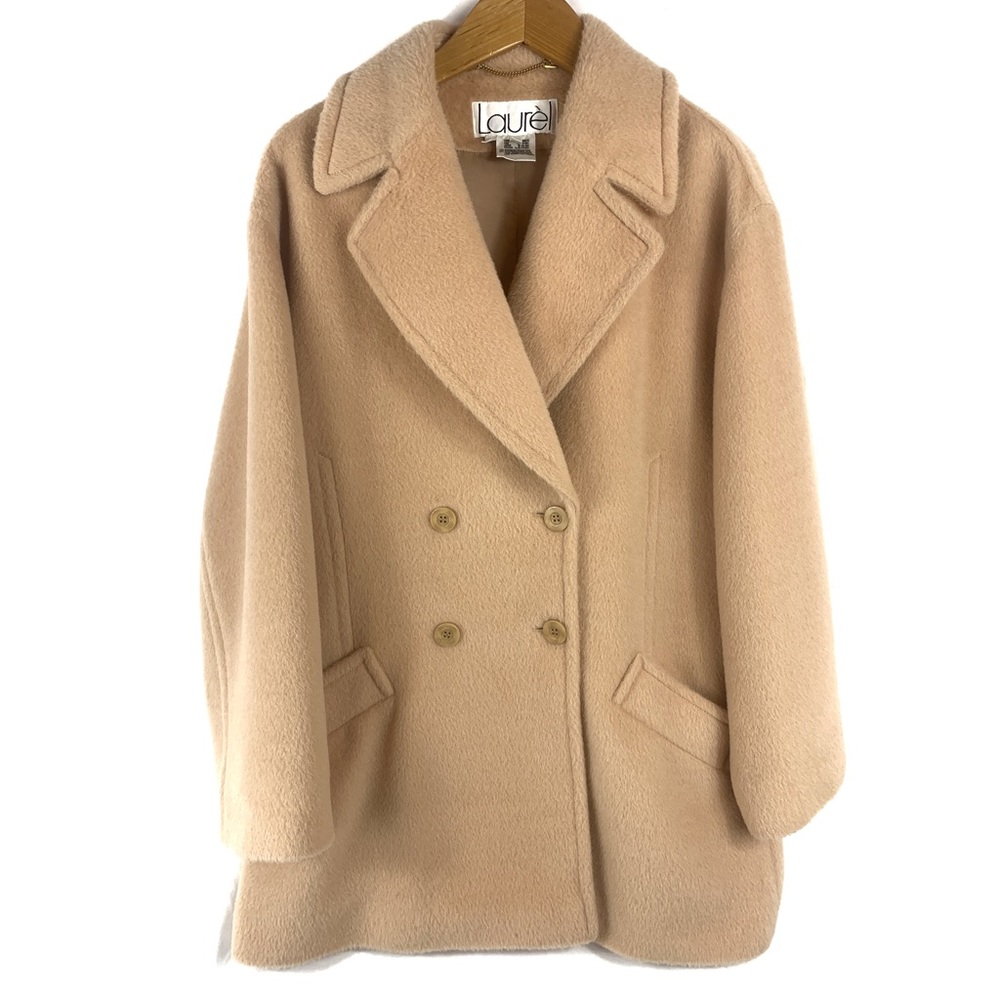 Laurel VINTAGE Camel Color Alpaca/Wool Coat